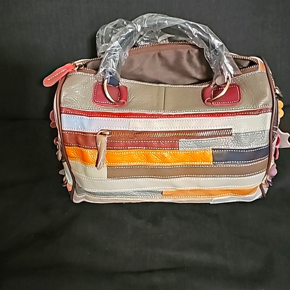 Genuine leather speedy style purse - Picture 3 of 5